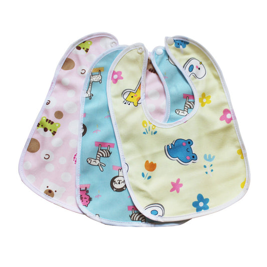 Waterproof children's bibs  - super soft bibs - double layer baby bibs