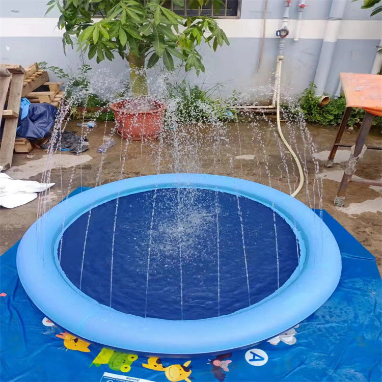 PVC Pet Water Spray Mat Fountain --- Fun