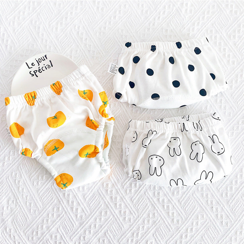 Baby training pants - 6 layers of gauze diaper pocket
