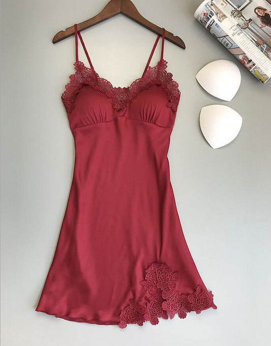 Sexy suspender skirt pajamas set