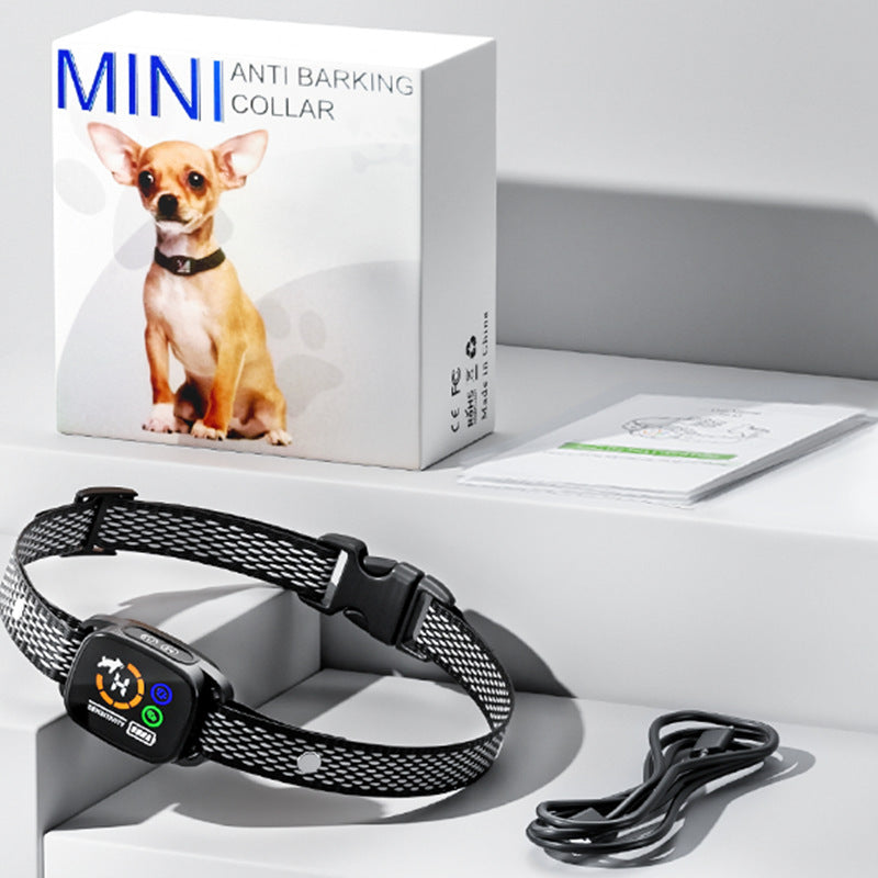 Anti-bark automatic dog trainer vibration collar