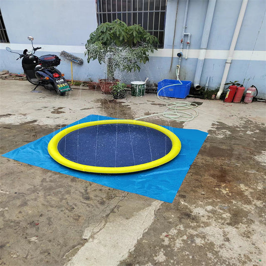 PVC Pet Water Spray Mat Fountain --- Fun