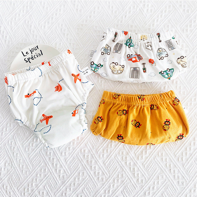 Baby training pants - 6 layers of gauze diaper pocket
