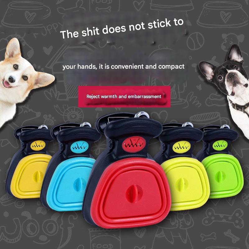 Dog poop picker - pick up clip dog poop - folding poop scooper