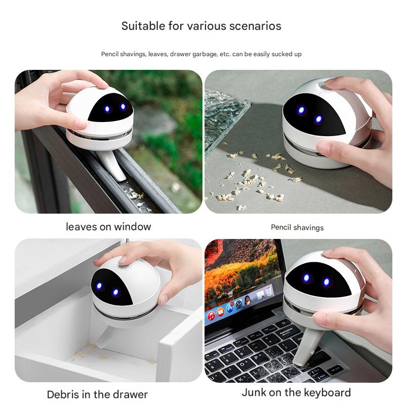 Desktop vacuum cleaner mini rechargeable cleaning machine